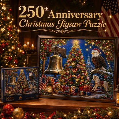 🎄🦅250th Anniversary Christmas 1000-Piece Jigsaw Puzzle