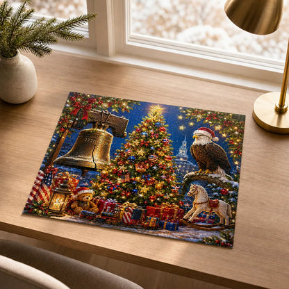 🎄🦅250th Anniversary Christmas 1000-Piece Jigsaw Puzzle