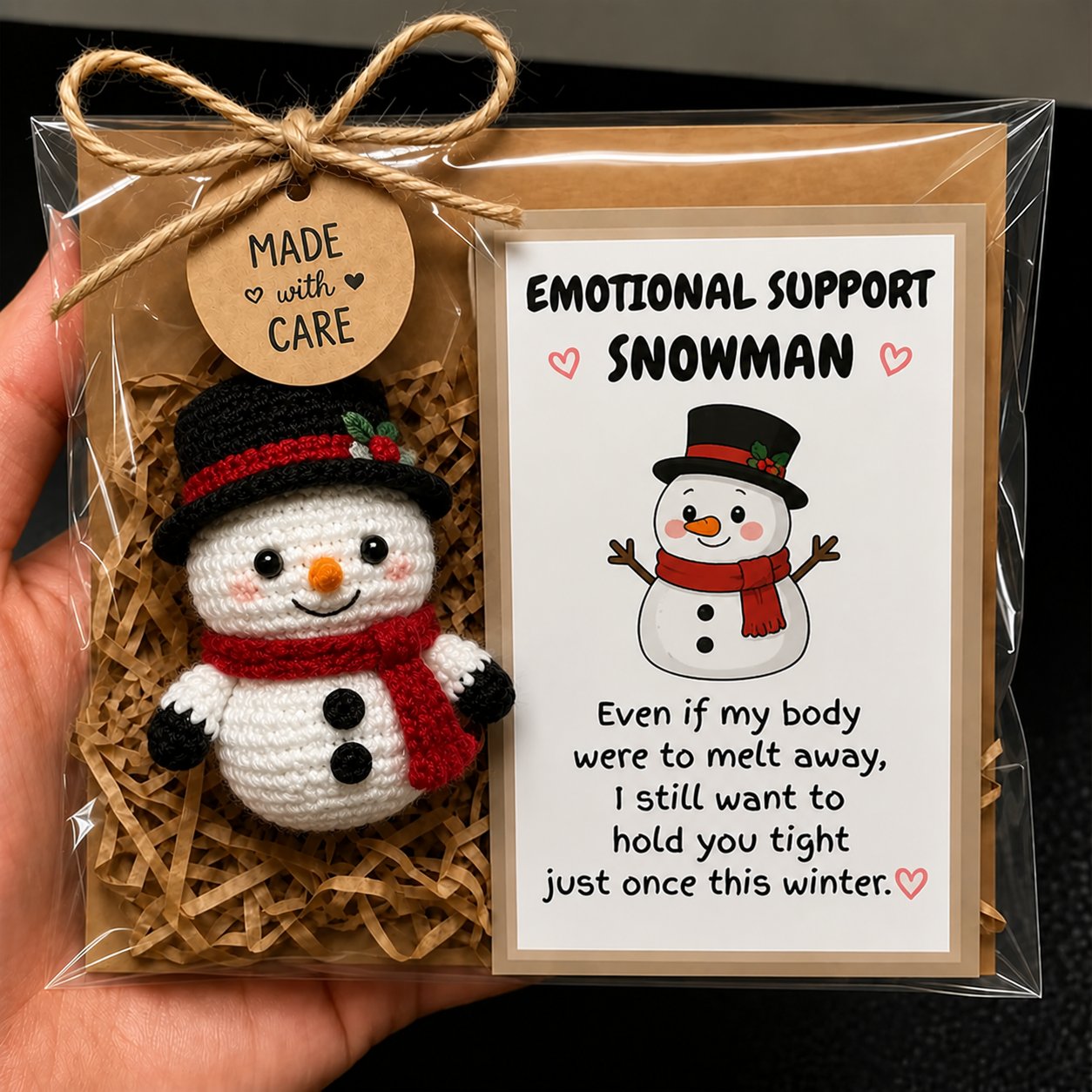 🔥Last Day 50% OFF 🎁💕 Handmade Christmas Therapy Plush Crew🎄✨