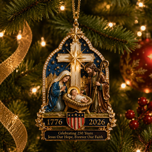 🙏 Nativity Scene Christmas Tree Ornament