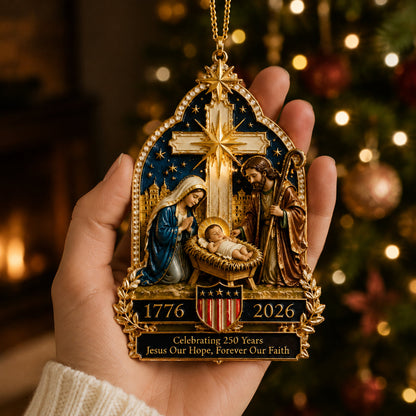 🙏 Nativity Scene Christmas Tree Ornament
