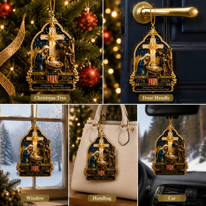 🙏 Nativity Scene Christmas Tree Ornament