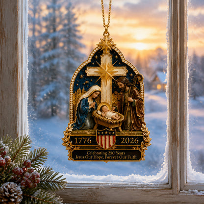 🙏 Nativity Scene Christmas Tree Ornament