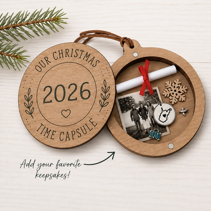 🎁Last Day 50% OFF - 2026 Christmas Time Capsule Ornament