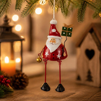 🎄 Whimsical Christmas Metal Hanging Ornaments