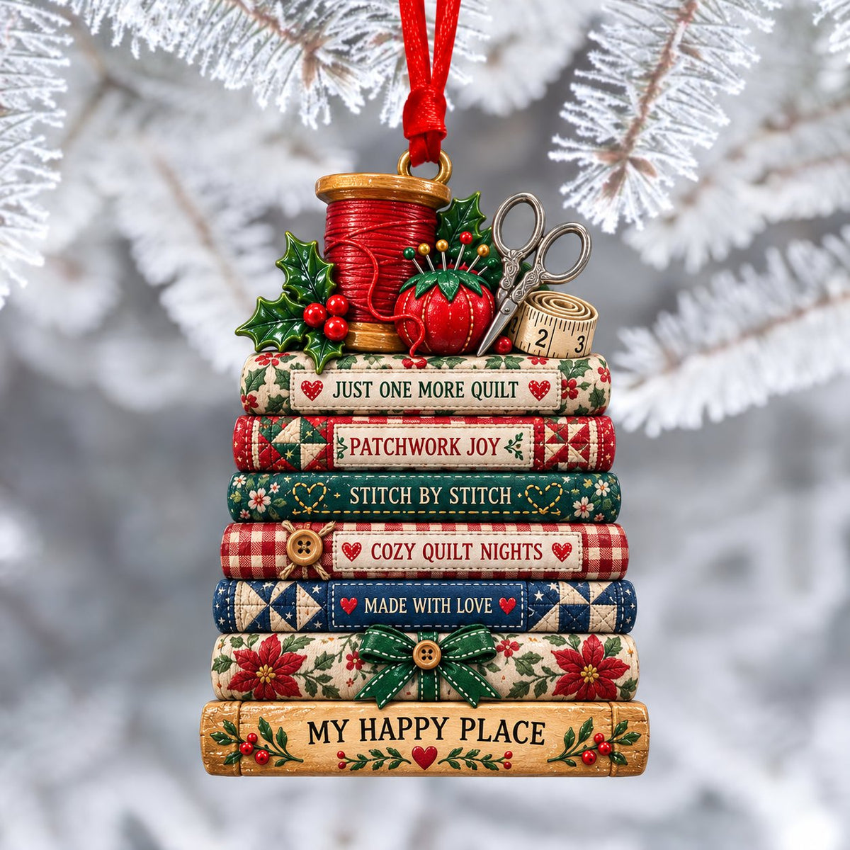 🎄 Cozy Hobbies Christmas Ornament
