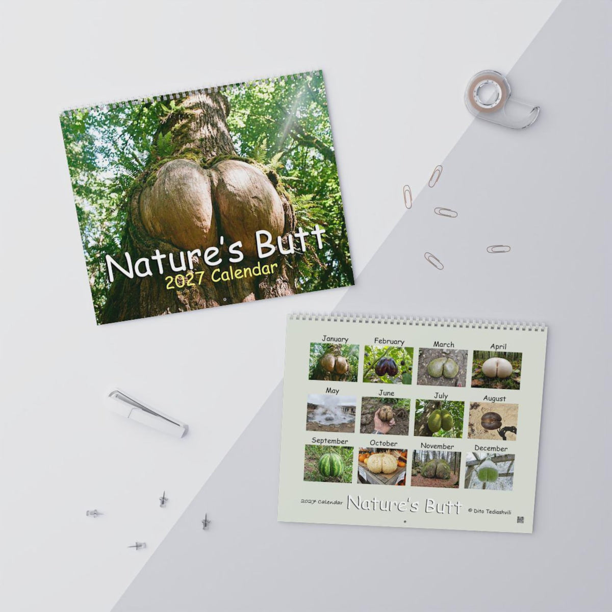 🍑 Natures Butt 2027 Calendar 🍑