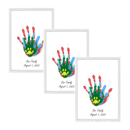 Family Handprint Keepsake Frame DIY Paint Kit