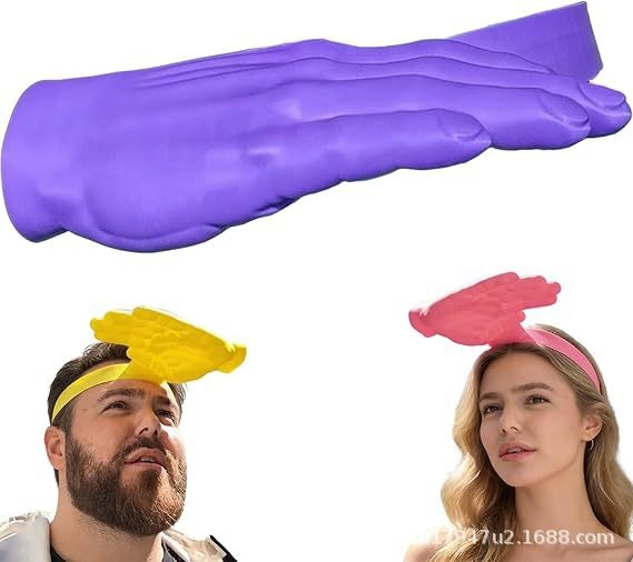 😂 Palm-Sized Sun Hat – Wear Fun, Steal the Spotlight!