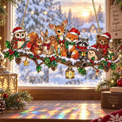 🎁LAST DAY 50% OFF –✨ Whimsical Winter Suncatchers(10 types) | Shatterproof "Stained-Glass" Acrylic Window Hangings 🎄