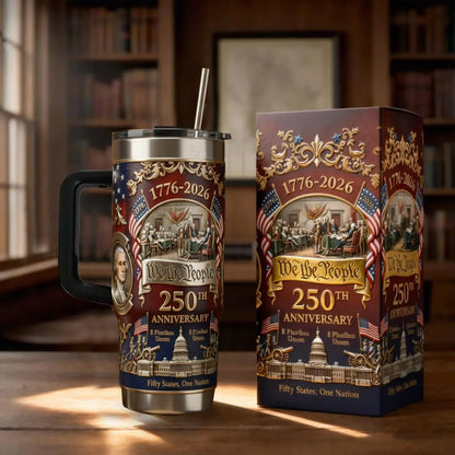 U.S.25othAnniversary Commemorative Travel Tumbler(1776- 2026)