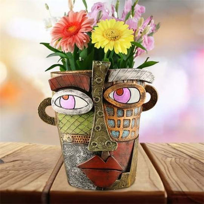 🌷Picasso Brutalist Abstract Beauty Face Flower Pot