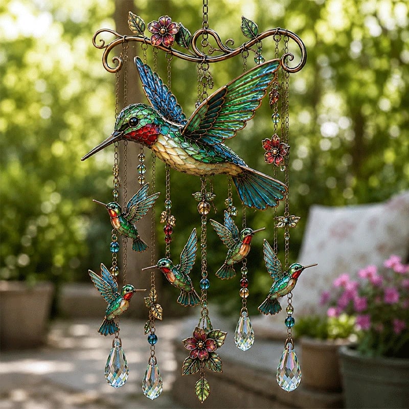 🐦🎐Last Day 50% OFF - 🐦🎐Graceful Hummingbird Wind Chime