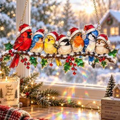 🎁LAST DAY 50% OFF –✨ Whimsical Winter Suncatchers(10 types) | Shatterproof "Stained-Glass" Acrylic Window Hangings 🎄