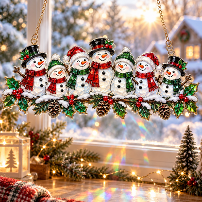 🎁LAST DAY 50% OFF –✨ Whimsical Winter Suncatchers(10 types) | Shatterproof "Stained-Glass" Acrylic Window Hangings 🎄