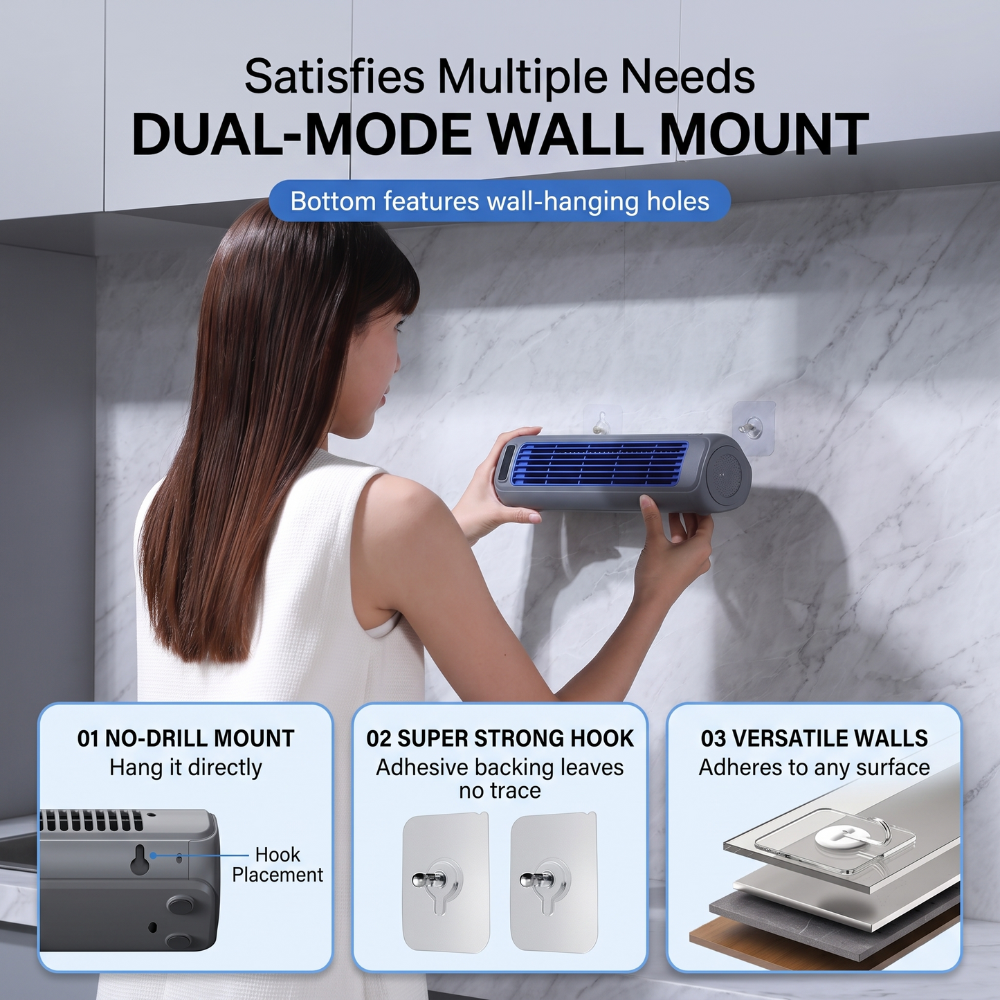 Cordless Bladeless Cross Flow Cooling Fan