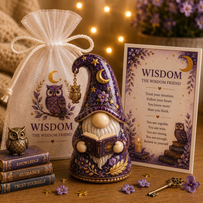 🔥Limited Time 50% OFF💕Emotional Support Comfort Gnome, 12 Heartfelt Affirmation Gift