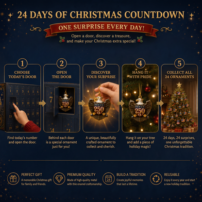 ✨ 2026 America 250th Anniversary Christmas Advent Calendar 🎄Limited Time Free shipping 🔥