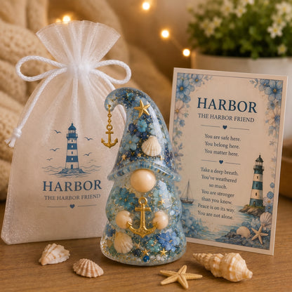 🔥Limited Time 50% OFF💕Emotional Support Comfort Gnome, 12 Heartfelt Affirmation Gift