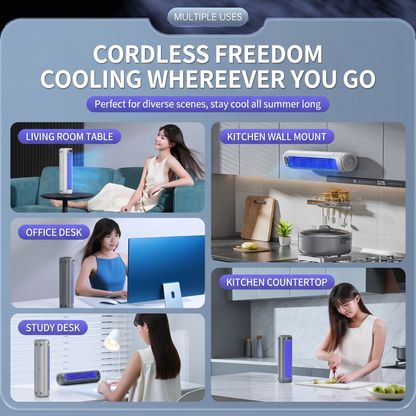 Cordless Bladeless Cross Flow Cooling Fan