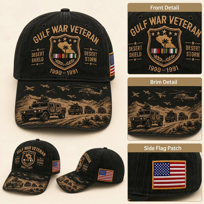🔥Limited Time 50% OFF🎖️Gulf War Veteran Desert Shield Storm Hat