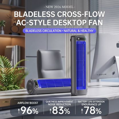 Cordless Bladeless Cross Flow Cooling Fan