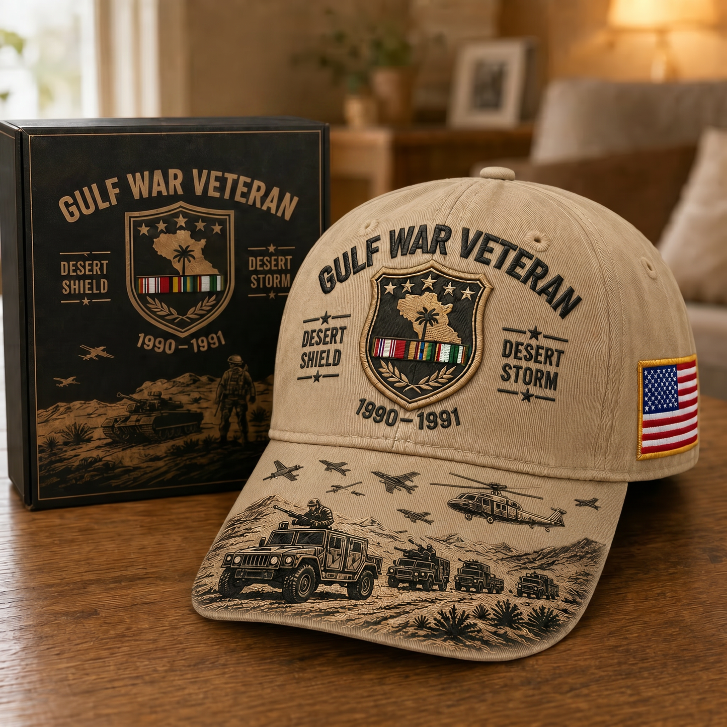 🔥Limited Time 50% OFF🎖️Gulf War Veteran Desert Shield Storm Hat