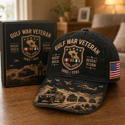 🔥Limited Time 50% OFF🎖️Gulf War Veteran Desert Shield Storm Hat