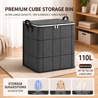 🔥Limited Time 50% OFF Large Capacity Foldable Fabric Clothes Storage Bin