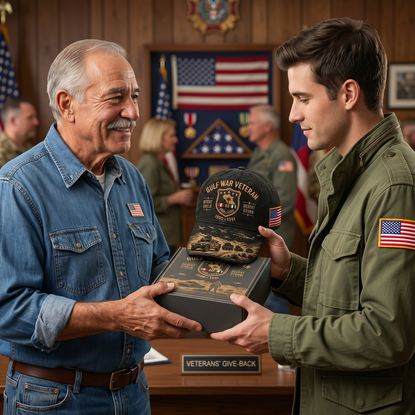 🔥Limited Time 50% OFF🎖️Gulf War Veteran Desert Shield Storm Hat