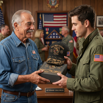 🔥Limited Time 50% OFF🎖️Gulf War Veteran Desert Shield Storm Hat