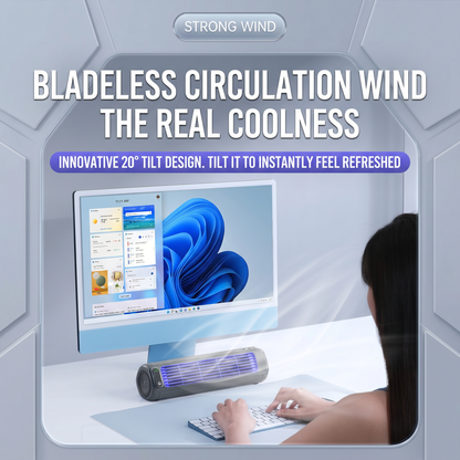 Cordless Bladeless Cross Flow Cooling Fan
